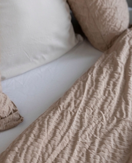 Nuage Almond dekbedovertrekset van Altex Home
