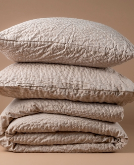 Nuage Almond dekbedovertrekset van Altex Home